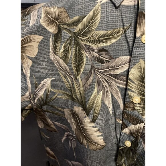 David Taylor Hawaiian Shirt Mens Large Beach Tropical Short Sleeve Button Down - Picture 5 of 15